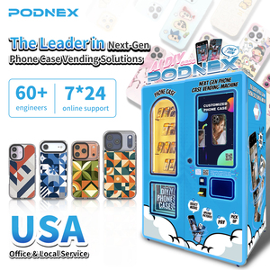 Distributeur automatique de coques de téléphone PodNEX Commercial DIY, machine d'impression de coques de téléphone haute vitesse pour centres commerciaux et campus - Product Image 1