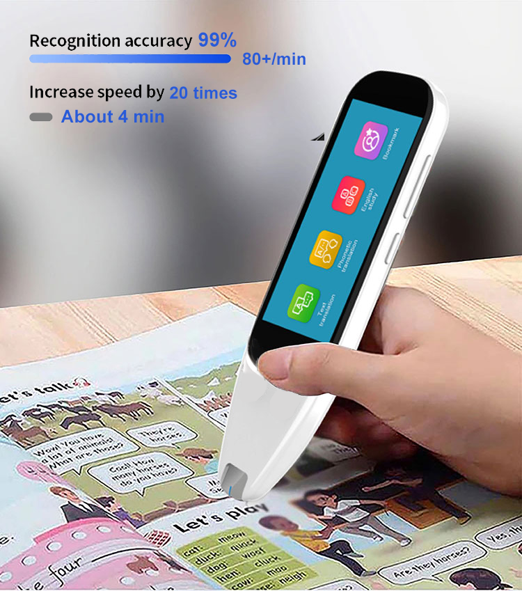 Portable 3.51 Inch Smart Tecnologia English To French Sentence Translation Scan Note Pen English To Vietnamese Translator