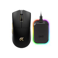 Souris de jeu sans fil MCHOSE K7 V2 Ultra+ PAW3955, souris ergonomique, fréquence de polling 8K, Nordic 54L, 59g, légère, pour l'e-sport professionnel