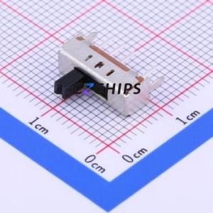 OS103011MS8QP1 Slide Switch Through hole Component (THT) Switch Single Pole Three Throw Rectangle Pin Header PC Pin 8mm - Product Image 2