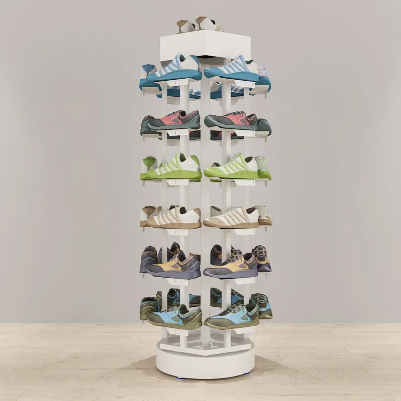 rotating shoe display