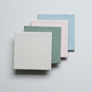 Azulejos de cerámica esmaltados para cocina, azulejos de Color Pastel estilo <span class=keywords><strong>15x15</strong></span>, gris - Product Image 2