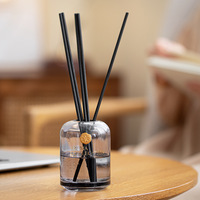 Diffuseur de parfum d'ambiance en verre de luxe, écologique, sans BPA, 500 ml, longue durée, parfum hôtelier cinq étoiles, décoration de pièce, diffuseur à bâtonnets
