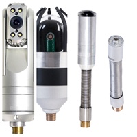 Endoscope d'inspection de tuyaux HD portable avec sondes de caméra optionnelles de 8 mm/21 mm/49 mm et batterie rechargeable