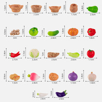 Gran oferta nuevo cabujón de resina vegetal Artificial en miniatura 3D Diy Elf Props Decoración