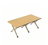 Table pliante en acier carbone JIAWEI pour l'extérieur, table de pique-nique portable et ensemble de chaises, mobilier d'extérieur