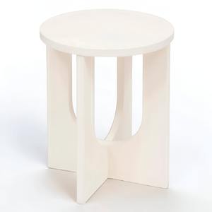 MESA DE CAFFÉ BLOOM 40X50.5 CM MARFIL - Product Image 1