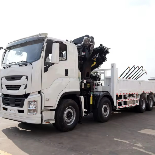 25 тонн GIGA ISUZU телескопическая стреловая кран манипулятор грузовик