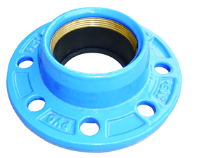 Raccords en fonte ductile VTM PE63-315, joint à bride rapide avec époxy fusionné pour les systèmes d'alimentation en eau et de drainage - Product Image 4