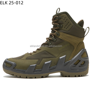 Botas Tácticas para Hombre Elkland al por Mayor, Zapatos de Exterior de Corte Alto, Nubuck Artificial, Antideslizantes, Transpirables, Personalizables - Product Image 1