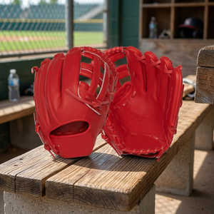 Gant de baseball personnalisé en cuir unisexe pour droitier, à doigts entiers, isolé, à paume fermée, pour entraînement de receveur, softball, fielding et activités de plein air - Product Image 2