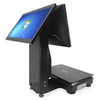 Balance tactile IA RUINAI RN-G avec écran 15,6 pouces 10 points, mémoire 4G/8G/16G, imprimante thermique intégrée 58 mm, compatible Windows/Android