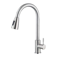 Robinet de lavabo moderne en céramique à finition huilée, avec poignée unique et jet de pluie doux, idéal pour le lavage des légumes