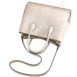Bolso de hombro grande para mujer con estampado de cocodrilo y diseño de pez, cierre magnético, correa única, estilo moderno para jardín - Product Image 5