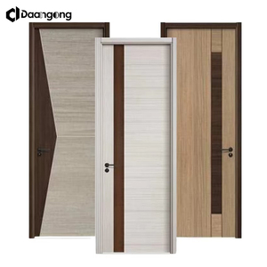 <span class=keywords><strong>Porte</strong></span> de chambre intérieure à finition blanche brillante pour appartement moderne et décoration minimaliste - Product Image 2