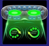 Masseur oculaire intelligent à vibrations Pinrenen KY-E3 2025, technologie de lumière douce, musique, ondes, compresse froide et chaude, type-C USB, batterie 800 mAh, CE ROHS
