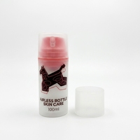 Emballage cosmétique sans air, bouteilles à pompe sous vide en PP écologiques, flacons en HDPE pour crème pour le visage, lotion, sérum, impression sérigraphique personnalisée