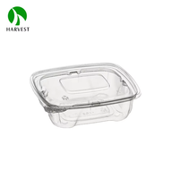 Conteneur d'emballage pour fruits en plastique PS transparent jetable et recyclable, 8oz, 12oz, 16oz, 24oz, 32oz, boîtes pour baies, fraises, bleuets