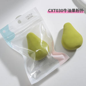 Éponge de maquillage LMLTOP Fruit, polyuréthane hydrophile, pour usage général, emballage individuel - Product Image 2
