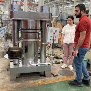 Machine hydraulique automatique de presse d'huile de sésame de noix de pin presse <span class=keywords><strong>à</strong></span> chaud pour l'usage <span class=keywords><strong>individuel</strong></span> pour la ligne de production d'huile comestible - Product Image 1