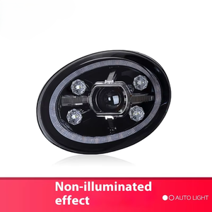 Conjunto de faro de luz diurna con lente LED de 12V dedicado para <span class=keywords><strong>Volkswagen</strong></span> <span class=keywords><strong>Beetle</strong></span> 2013-2020 nueva señal de giro de agua corriente - Product Image 5