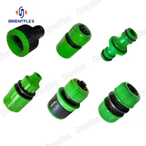 Hose Connector Fittings Garden Hose Quick Coupling 1/2" Swivel Connector Adapter For Indoor Faucets