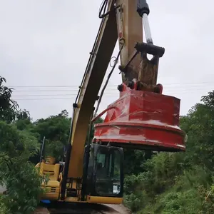 Aimant d'excavatrice Ascenseur électromagnétique hydraulique 1000 Kg Aimant de levage d'excavatrice Ferraille Japon