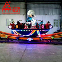 Équipement de divertissement pour enfants en plein air, UFO volant pour centres commerciaux et parcs d'attractions, construction en acier et fibre de verre