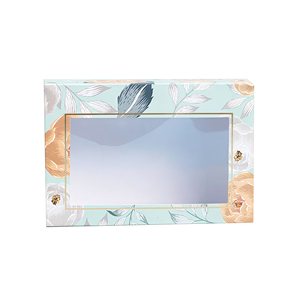 Bán buôn Tùy chỉnh màu sắc cao cấp các tông Hộp quà tặng có thể tái chế nắp và cơ sở may mặc bao bì hộp với cửa sổ rõ ràng - Product Image 2