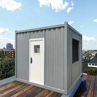 Chambre modulaire préfabriquée en conteneur de 20 pieds, portable, pliable, préfabriquée, petite maison, maison en conteneur détachable