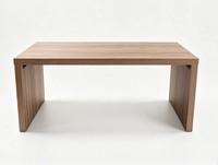 Table basse en bois moderne et durable pour salon d'hôtel