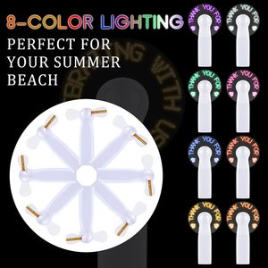 พัดลมตั้งโต๊ะขนาดเล็กแบบพกพา พร้อมแบตเตอรี่แบบชาร์จได้ จอ LED ควบคุมผ่านแอพ ปรับแต่งข้อความได้ ใช้งานกลางแจ้งได้ - Product Image 2