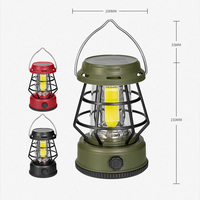 Prix d'usine bon marché Lampe de camping à led solaire et rechargeable multifonctionnelle pour l'extérieur