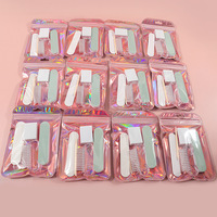 Nouveaux Kits d'Ongles à Pression Pratiques Comprenant Lime, Repousse-Cuticules et Colle Gelée pour Ongles à Pression Faits Main