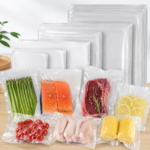 Sacs <span class=keywords><strong>sous</strong></span> <span class=keywords><strong>vide</strong></span> commerciaux gaufrés PA/PE pour conservation alimentaire, compatibles cuisson <span class=keywords><strong>sous</strong></span> <span class=keywords><strong>vide</strong></span> et congélation, sans BPA, pour usage domestique et professionnel, vente en gros - Product Image 1