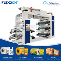 Machine d'impression flexographique automatique rouleau à rouleau pour emballages alimentaires et sacs de courses en plastique