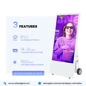 סוללה ניידת מופעל חיצוני lcd lcd עם בהירות גבוהה 1500 nits ip67 ציון לשימוש בקניון - Product Image 3