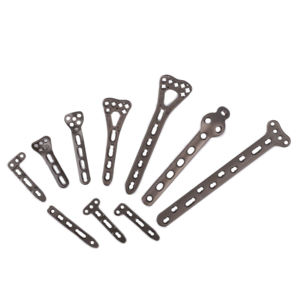 CANWELL Proximal Ulnar pelat pengunci <span class=keywords><strong>T</strong></span> TItanium, pemasok CE ISO perbaikan tulang implan ortopedi Volar pergelangan tangan - Product Image 6