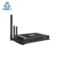 Ordinateur industriel personnalisé DEBIX IMX8MP Edge AI Box PC avec NPU, 2 Go de mémoire, jusqu'à 256 Go EMMC pour l'apprentissage automatique