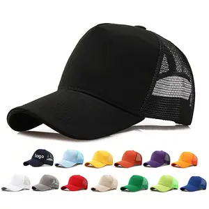 Sombreros de camionero ajustables, gorra de béisbol de malla, barata, 14 colores, venta al por mayor