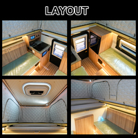 TP03 Caravanes Populaire Tout-Terrain pour Pick-up Américains, Remorques de Voyage avec Extensions