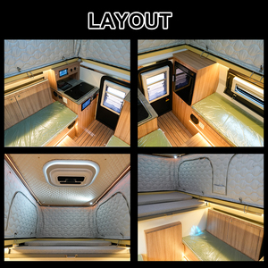 TP03 Caravanes Populaire Tout-Terrain pour Pick-up Américains, Remorques de Voyage avec Extensions - Product Image 3