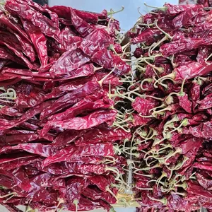 Prezzo di fabbrica di alta qualità di introduzione di peperoncino rosso merci Honglong23 peperoncino all'ingrosso di buona qualità alimentare con gambo essiccato dolce paprika