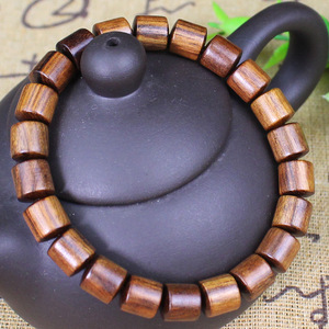 Pulsera de cuentas de palisandro negro de 8 mm, de un solo lazo, unisex, para uso diario - Product Image 4