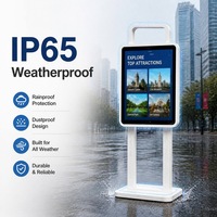 Kiosco Interactivo con Pantalla Táctil para Exteriores, Resistente a la Intemperie, para Información Pública en Ciudades Inteligentes