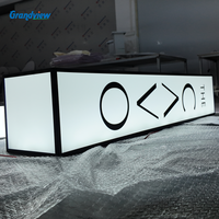 Enseigne lumineuse LED 3D personnalisée pour extérieur, lettres lumineuses, signalétique pour magasin, bâtiment, mur, publicité