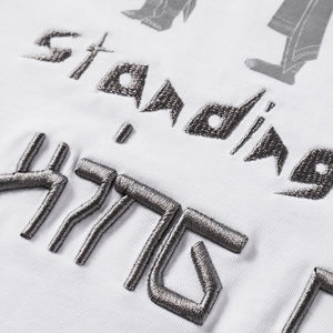 Tkan 86เสื้อยืดผู้ชายโอเวอร์ไซส์ฤดูร้อน, เสื้อคอตตอน240Gsm ไหล่ปักโลโก้ตามสั่งสไตล์สตรีทแวร์ - Product Image 3