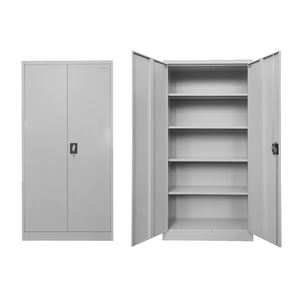 Armadio Archivio in Acciaio con Serratura e 2 Ante a Battente all'Ingrosso - Product Image 1