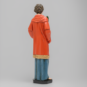 Statua di San Giovanni Battista in Resina, Modello Unico Cattolico Religioso Cristiano Dipinto a Mano - Product Image 3