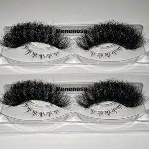 थोक थोक हैंडमेड 3 डी फ्लुफी मिंक पट्टी पट्टियों का अपना ब्रांड 25 मिमी फुल वॉल्यूम मोटी पलक बनाते हैं। - Product Image 3